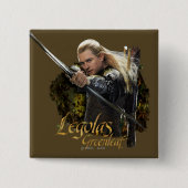 LEGOLAS GREENLEAF™ Zeichnend Bow Graphic Button (Vorderseite)