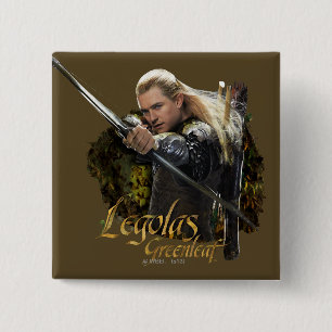 LEGOLAS GREENLEAF™ Zeichnend Bow Graphic Button