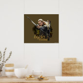 LEGOLAS GREENLEAF™ Zeichnend Bow Graphic Poster (Küche)