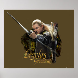 LEGOLAS GREENLEAF™ Zeichnend Bow Graphic Poster