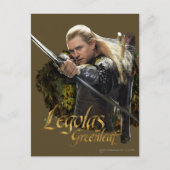 LEGOLAS GREENLEAF™ Zeichnend Bow Graphic Postkarte (Vorderseite)