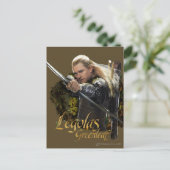 LEGOLAS GREENLEAF™ Zeichnend Bow Graphic Postkarte (Stehend Vorderseite)