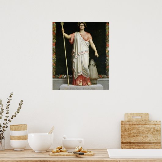 Legorie der Republik, 1848 Poster (Küche)