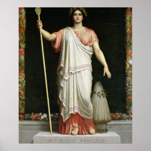 Legorie der Republik, 1848 Poster