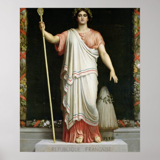 Legorie der Republik, 1848 Poster (Vorne)