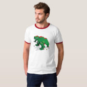 Legosaurus Wecker-Shirt T-Shirt (Vorne ganz)