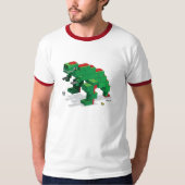 Legosaurus Wecker-Shirt T-Shirt (Vorderseite)