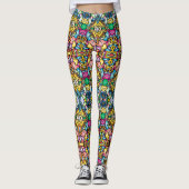 Legs Alive: Einzigartig Gemusterte Leggings Galore (Vorderseite)