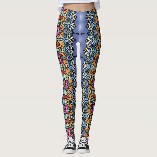 Legs Alive: Einzigartig Gemusterte Leggings Galore (Vorderseite)