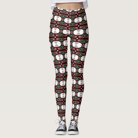 Legs Alive: Einzigartig Gemusterte Leggings Galore (Vorderseite)