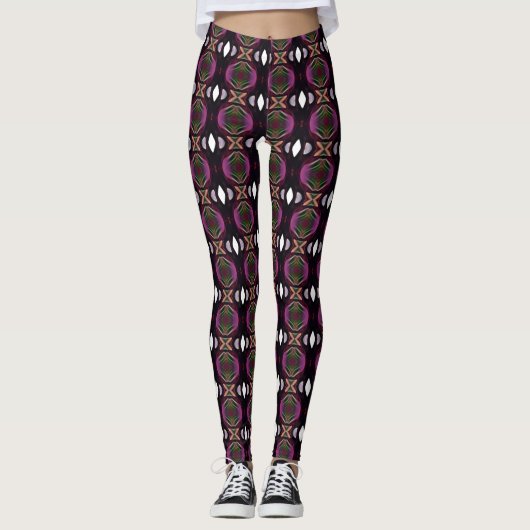 Legs Alive: Einzigartig Gemusterte Leggings Galore (Vorderseite)
