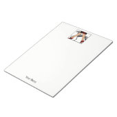 Legs Art Deco Women Greyhound Whippet Dog R Notizblock (angewinkelt)