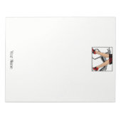 Legs Art Deco Women Greyhound Whippet Dog R Notizblock (Vorderseite)