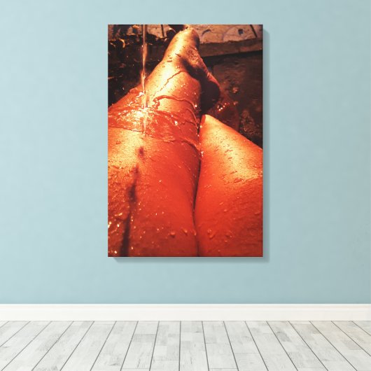 Legs Leinwanddruck (Insitu (Holzboden))