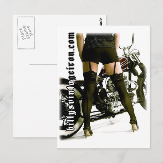 Legs und Iron Postkarte (Vorne/Hinten)