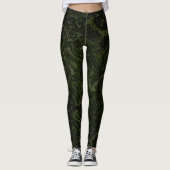 Leguan-Camouflage Leggings (Vorderseite)