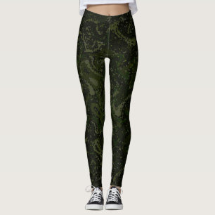 Leguan-Camouflage Leggings