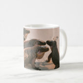 Leguan-Insel Kaffeetasse (VorderseiteRechts)