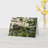 Leguan Karte (Gelbe Blume)