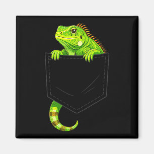 Leguan-Kostüm Reptil Eidechse Halloween Männer Kin Magnet