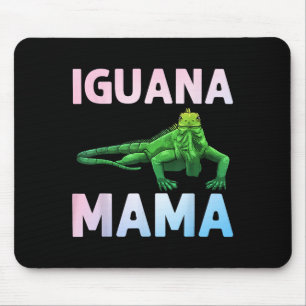 Leguan-Kunst für Mama Mädchen Frauen Echse Reptil Mousepad