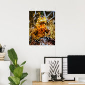Leguan Reptil Kunst Poster (Heimbüro)
