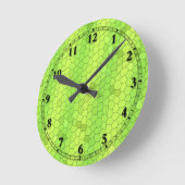 Leguan Runde Wanduhr (Winkel)