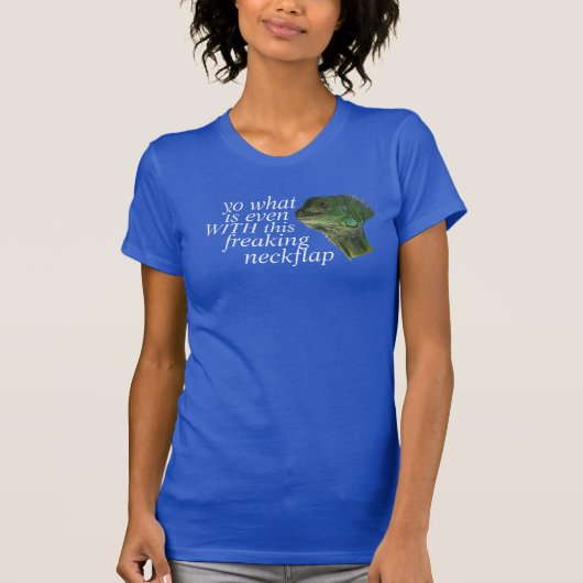 Leguan-Shirt T-Shirt (Vorderseite)