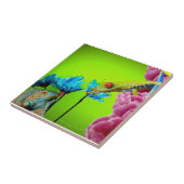 Leguan u. Frosch Fliese (Seite)