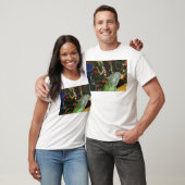 Leguan-Wunsch Sie ein frohe Weihnacht-T - Shirt (Unisex)