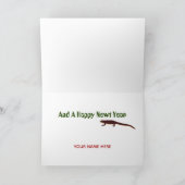 Leguan-Wunsch Sie frohen Weihnachten (Innenseite)