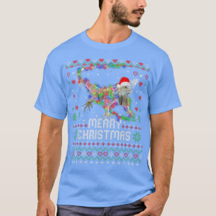 Leguane Santa Hut Tier Weihnachtsbaum Lichter Hol T-Shirt