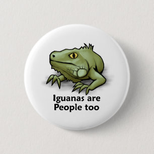 Leguane sind Leute auch Button