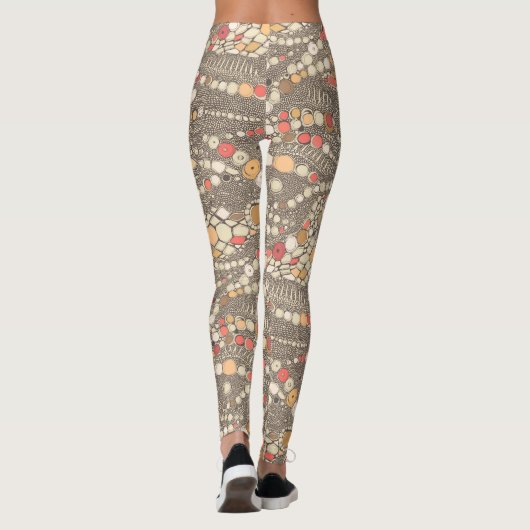 Leguanenhaut Leggings (Rückseite)