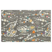 Leguanenhaut, schwarzer Pop Stoff (Fat Quarter (45,7 x 55,9 cm))