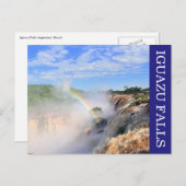 Leguazu Regenbogen Postkarte (Vorne/Hinten)