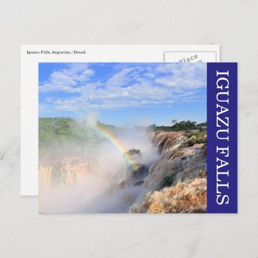 Leguazu Regenbogen Postkarte (Vorne/Hinten)