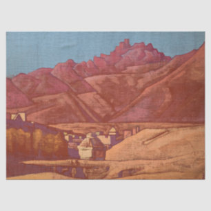 Leh, Ladakh von Nicholas Roerich Seidenpapier
