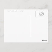 Leh Palace, Leh, Ladakh, Indien Postkarte (Rückseite)