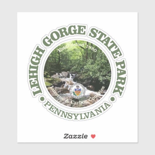 Lehigh Gorge SP Aufkleber (Blatt)