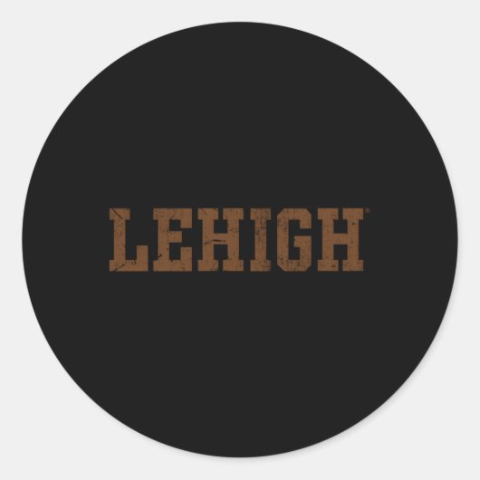Lehigh Mountain Hawks Facts Runder Aufkleber (Vorderseite)