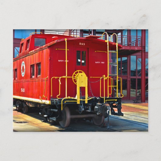 Lehigh/NE Caboose 583 Postkarte (Vorderseite)