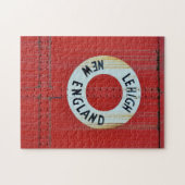 Lehigh & New England Railroad 583 Boxcar Caboose Puzzle (Horizontal)