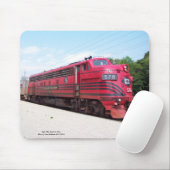 Lehigh Tal-Eisenbahn F-7A #578 bei Cape May New Mousepad (Mit Mouse)