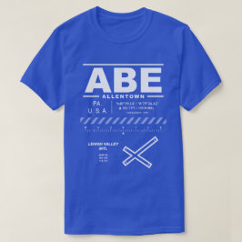 Lehigh Valley International Airport ABE T-Shirt