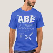 Lehigh Valley International Airport ABE T-Shirt (Vorderseite)