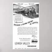 Lehigh Valley Railroad-A Second Century Service Poster (Vorne)