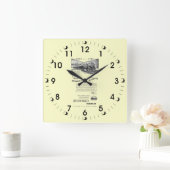 Lehigh Valley Railroad-A Second Century Service Quadratische Wanduhr (Zuhause)