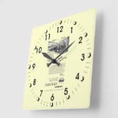 Lehigh Valley Railroad-A Second Century Service Quadratische Wanduhr (Winkel)