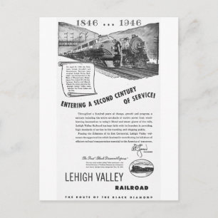 Lehigh Valley Railroad - Ein zweites Jahrhundert i Postkarte